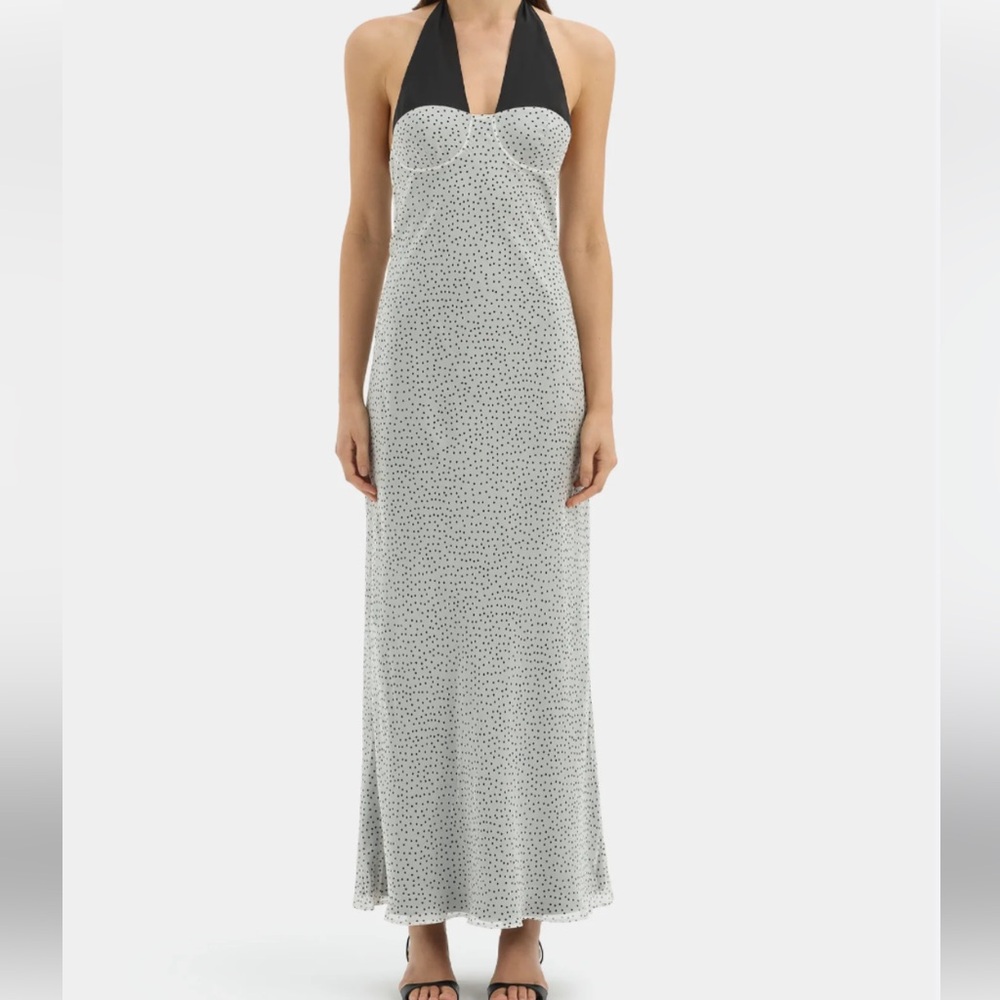 NWT • SIR lisander halter dress in polka dot Bianca - size 1 - Picture 3 of 16